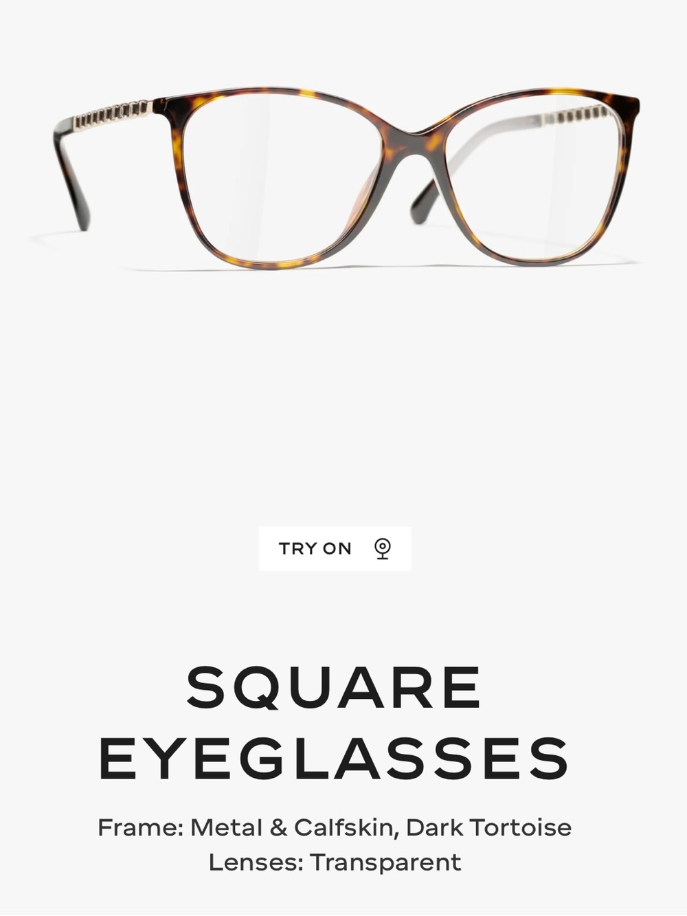 Chanel Square Frames